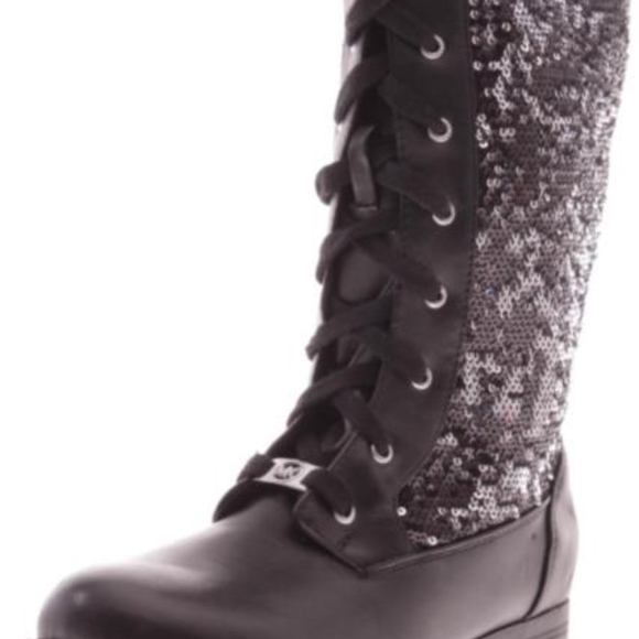 Womens Michael by Michael Kors Marcella Black Boot - Picture 3 of 4